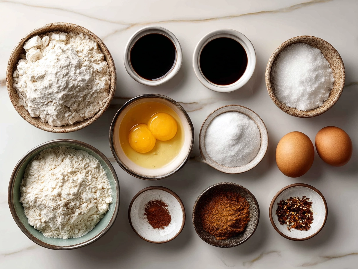 Ingredients for air fryer protein bagels on kitchen counter