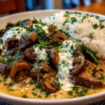 Delicious Beef Stroganoff With Sour Cream
