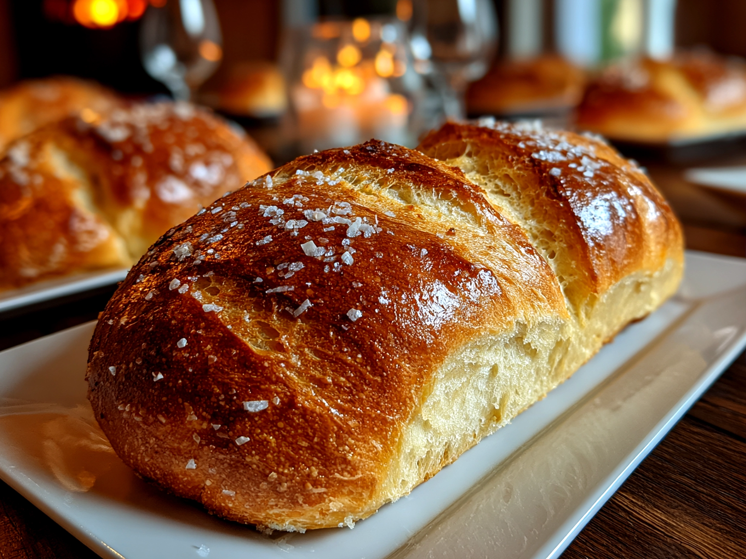 Freshly Prepared Homemade Italian Bread