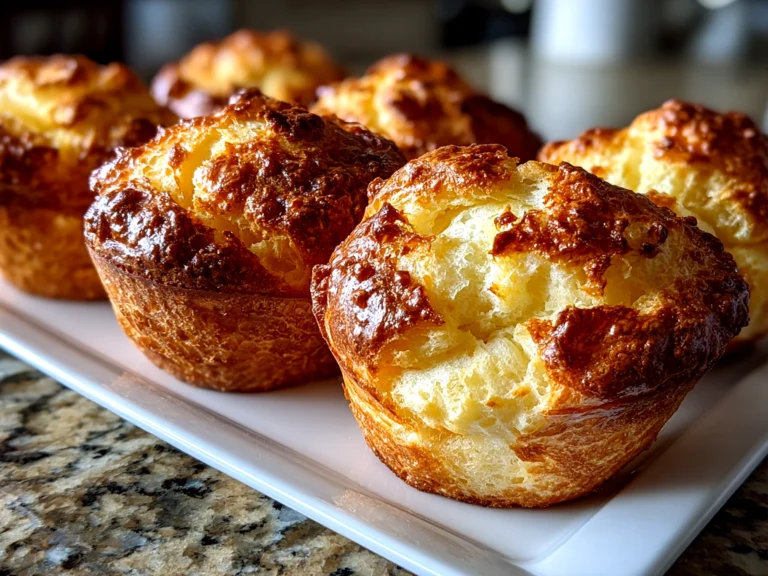 homemade sourdough popovers fresh from oven