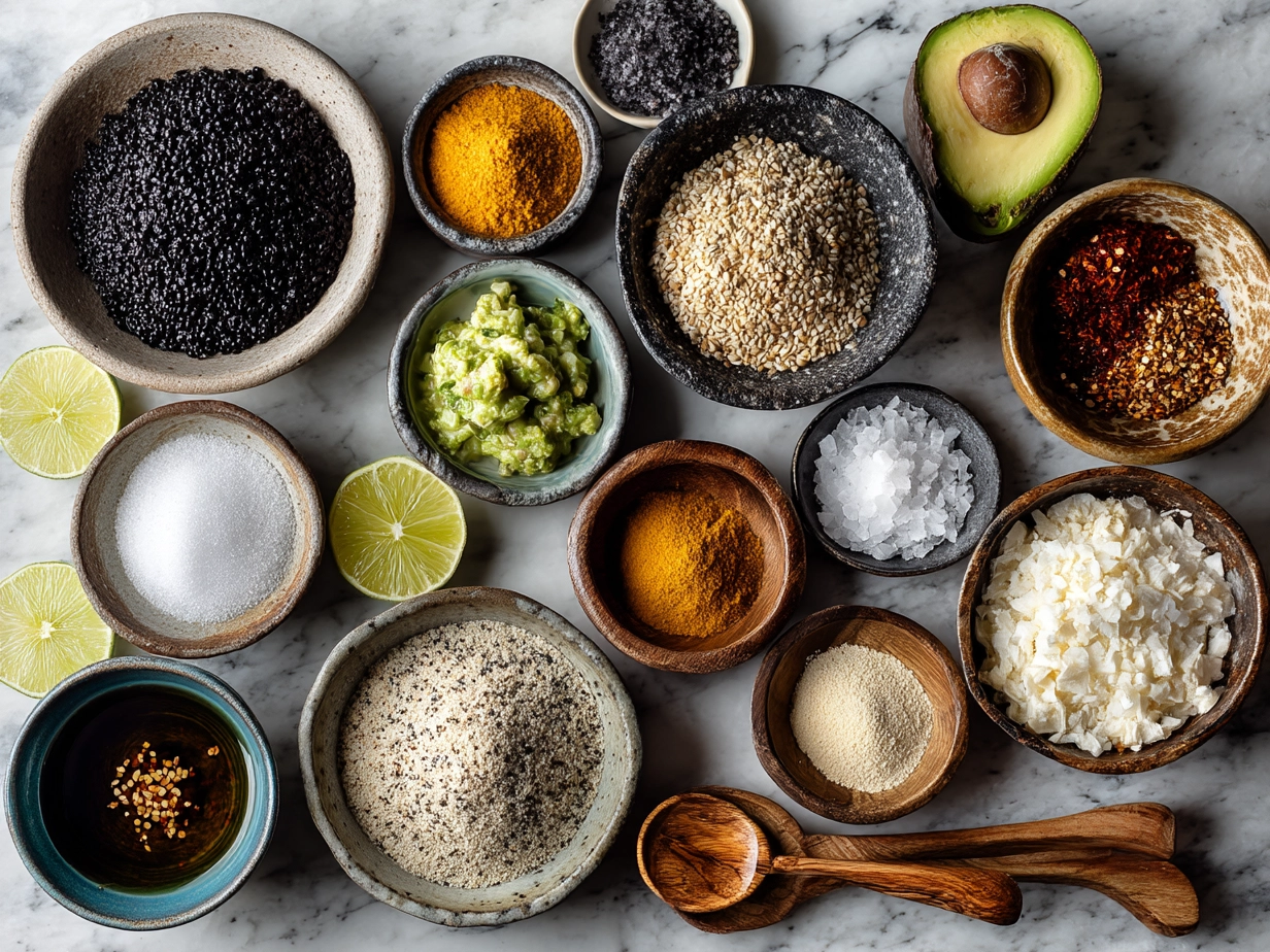 Ingredients for Ranch Taco Party Bowl laid out ready to cook