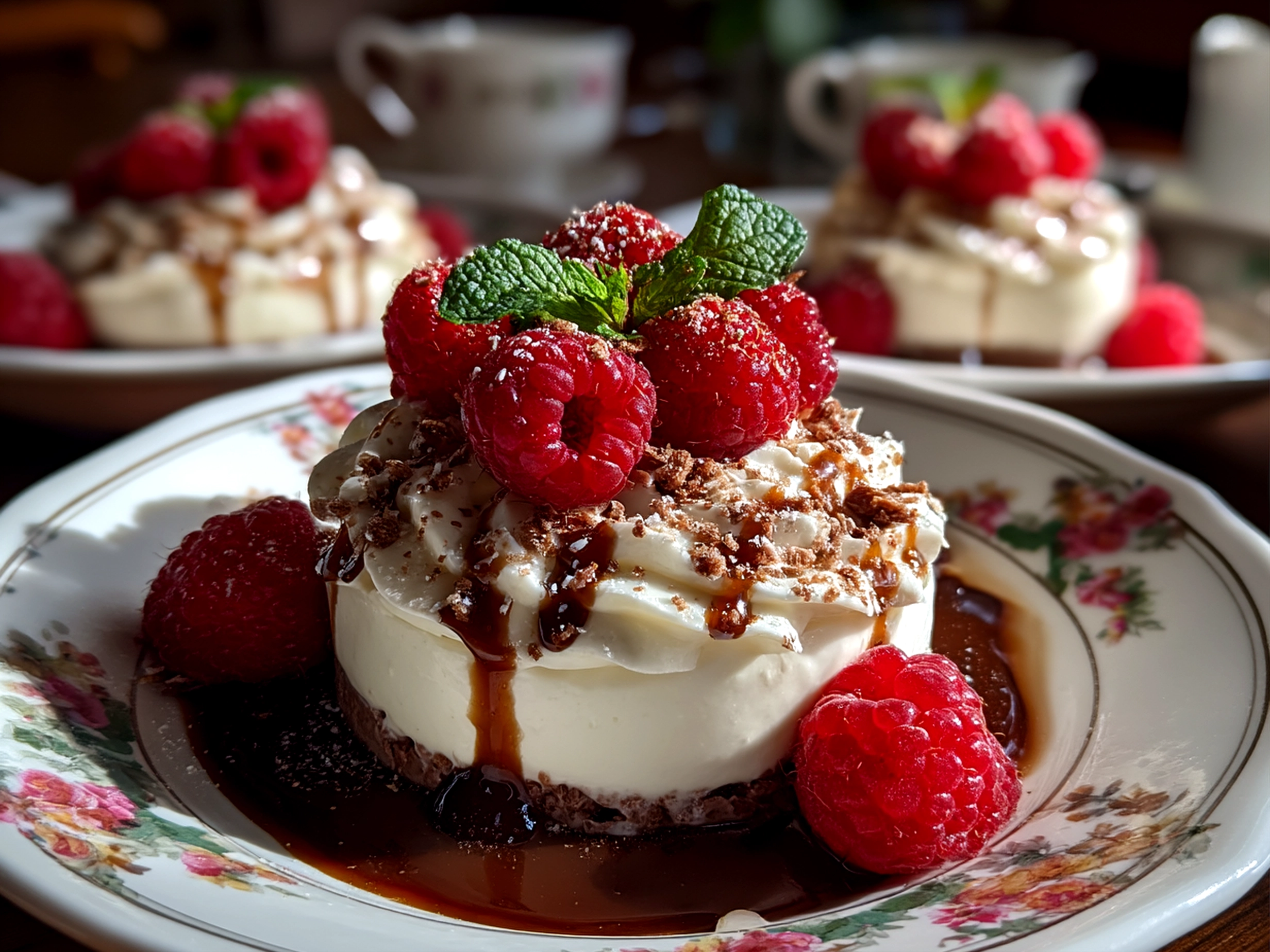 Close-up of finished Valentines Cakes Nice Cream Bowl with heart-shaped sprinkles
